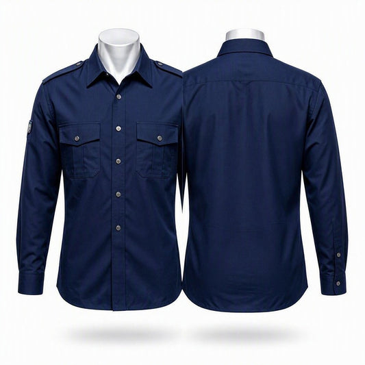 Professional Security Guard Uniform Shirt (Durable Corporate Security Wear)