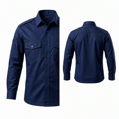 Professional Security Guard Uniform Shirt (Durable Corporate Security Wear)