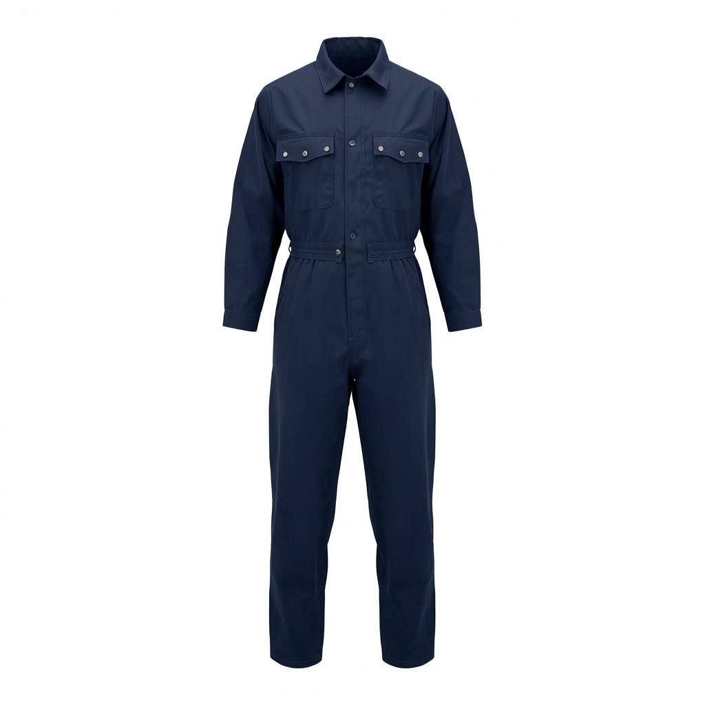 Premium Cotton Industrial Coverall / Durable Boiler Suit
