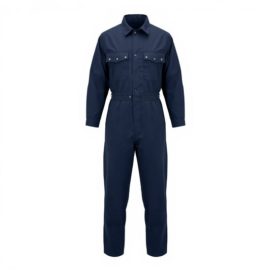 Premium Cotton Industrial Coverall / Durable Boiler Suit