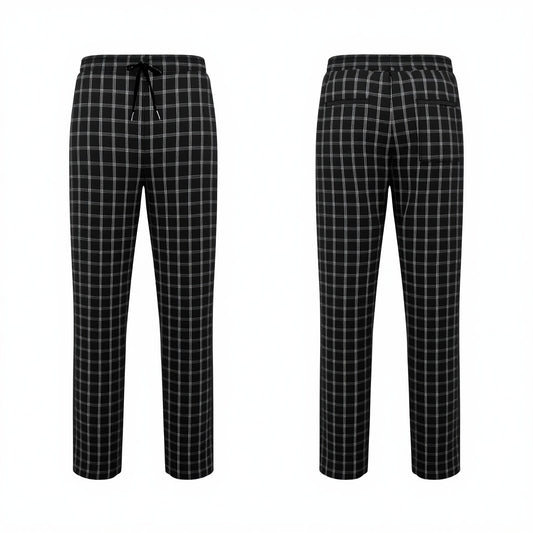 Professional Checkered Chef Pants (Comfortable Kitchen Workwear Trousers)